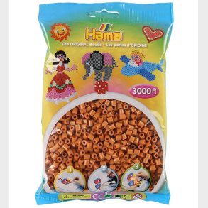 Hama Midi Perler - 3000 stk. - 21 Lysebrun