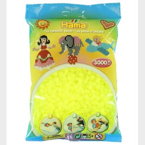 Hama Midi Perler - 3000 stk - 34 Neon Gul