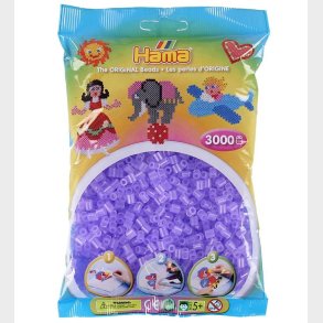 Hama Midi Perler - 3000 stk. - 74 Transparent Syren