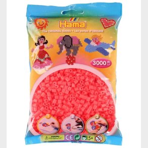 Hama Midi Perler - 3000 stk. - 33 Cherise