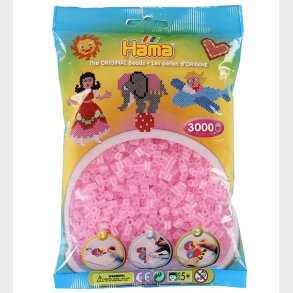 Hama Midi Perler - 3000 stk. - 72 Transparent PIk