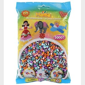 Hama Midi Perler - 3000 stk. - 90 Stribet