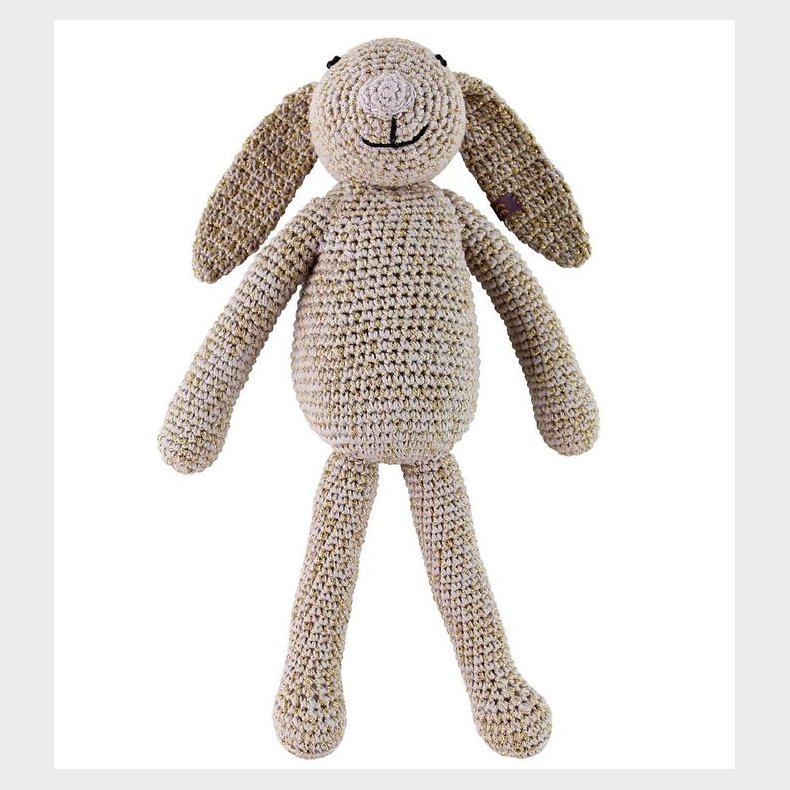 Smallstuff Bamse - Kanin - Rosa/Glimmer - 36 cm