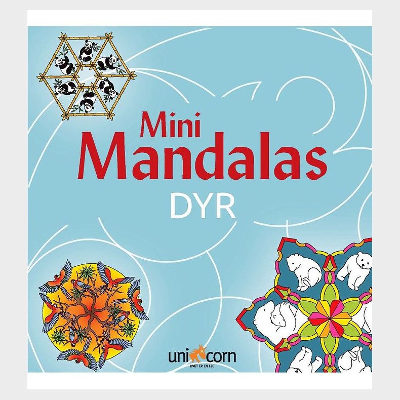Mini Mandalas Malebog - Dyr