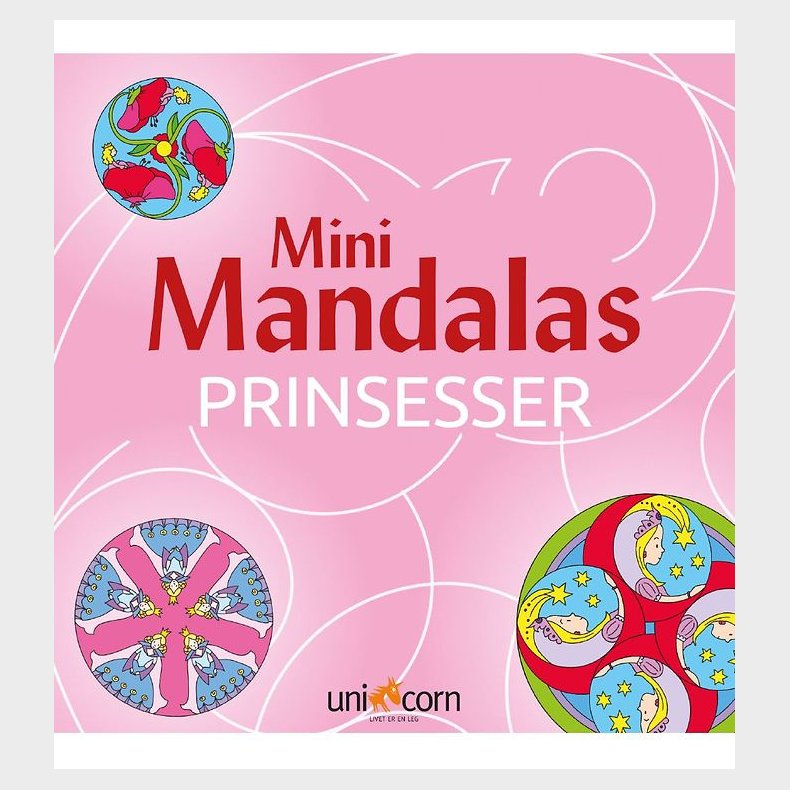 Mini Mandalas Malebog - Prinsesser