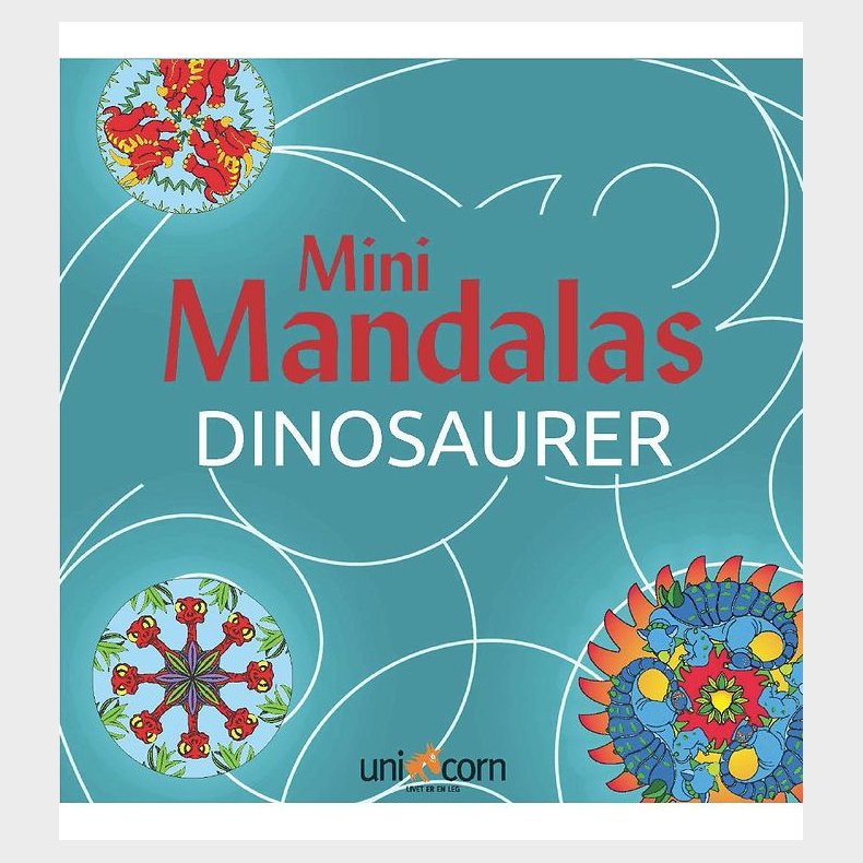 Mini Mandalas Malebog - Dinosaurer