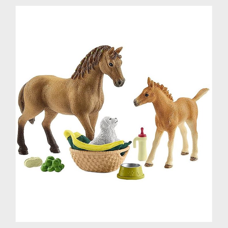 Schleich Horse Club - 13 cm - Sarahs Pleje af Dyreunger 42432