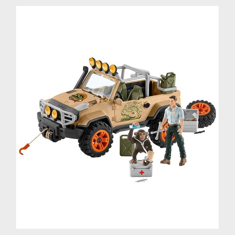 Schleich Wild Life - 24 cm - Firehjulstrkker 42410