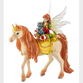Schleich Bayala - Feen Marween m. Enhjrning - H: 11 cm 70567