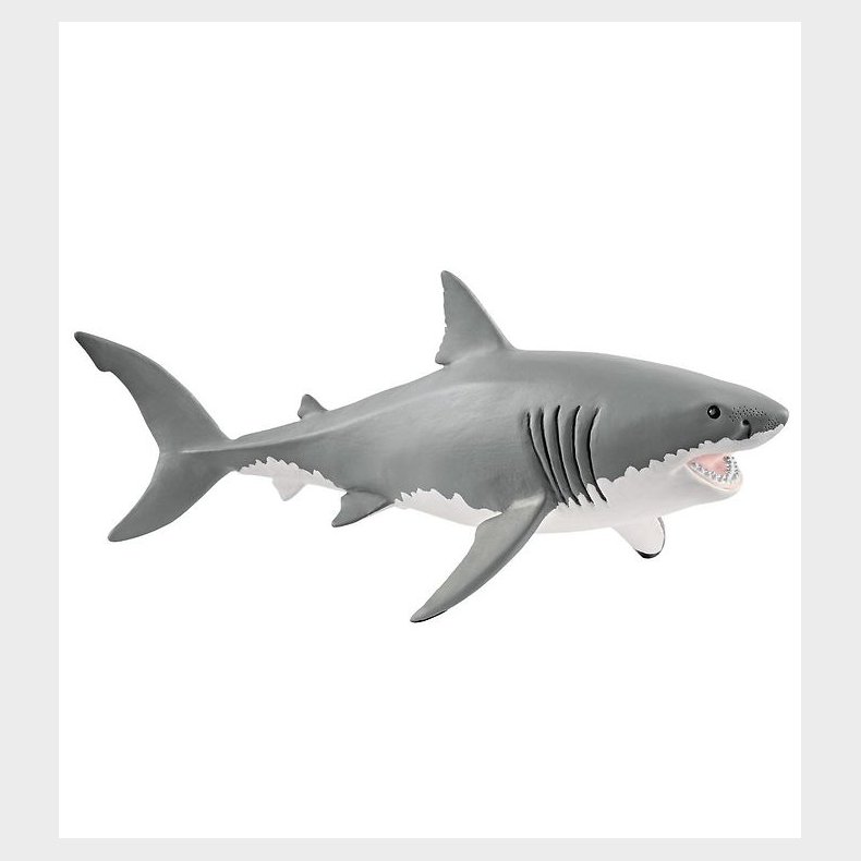 Schleich Dyr - Hvidhaj - L: 18 cm 14809