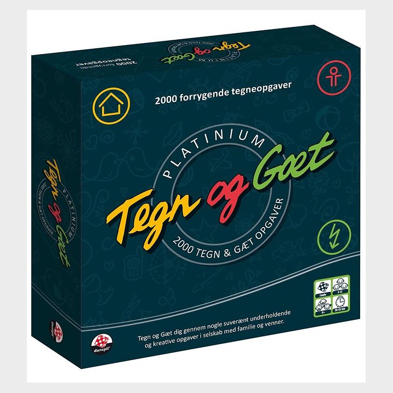 Danspil Selskabsspil - Tegn &amp; Gt