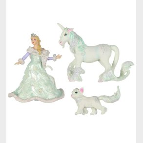 Papo Isdronning m. Enhjrning & Kat