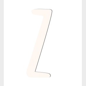 Sebra Trbogstaver - Z - Birchbark Beige