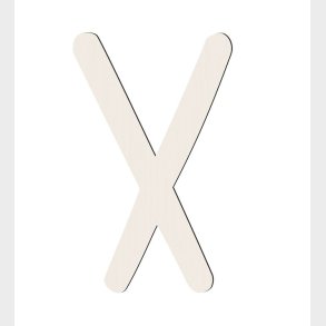 Sebra Trbogstaver - X - Birchbark Beige