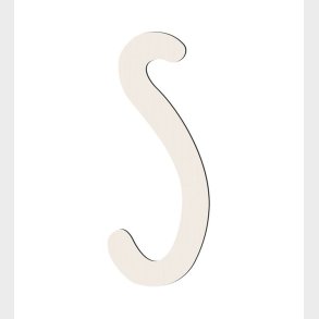 Sebra Trbogstaver - S - Birchbark Beige