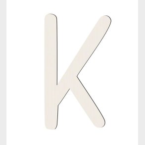 Sebra Trbogstaver - K - Birchbark Beige