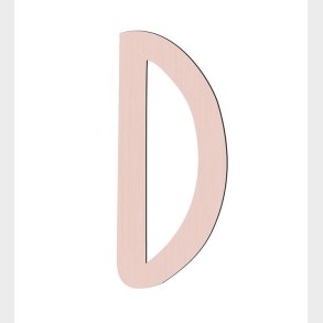 Sebra Trbogstaver - D - Birchbark Beige