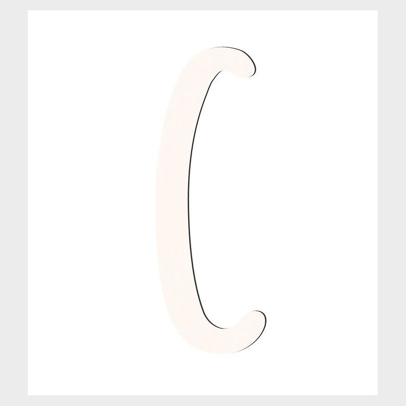 Sebra Trbogstaver - C - Birchbark Beige