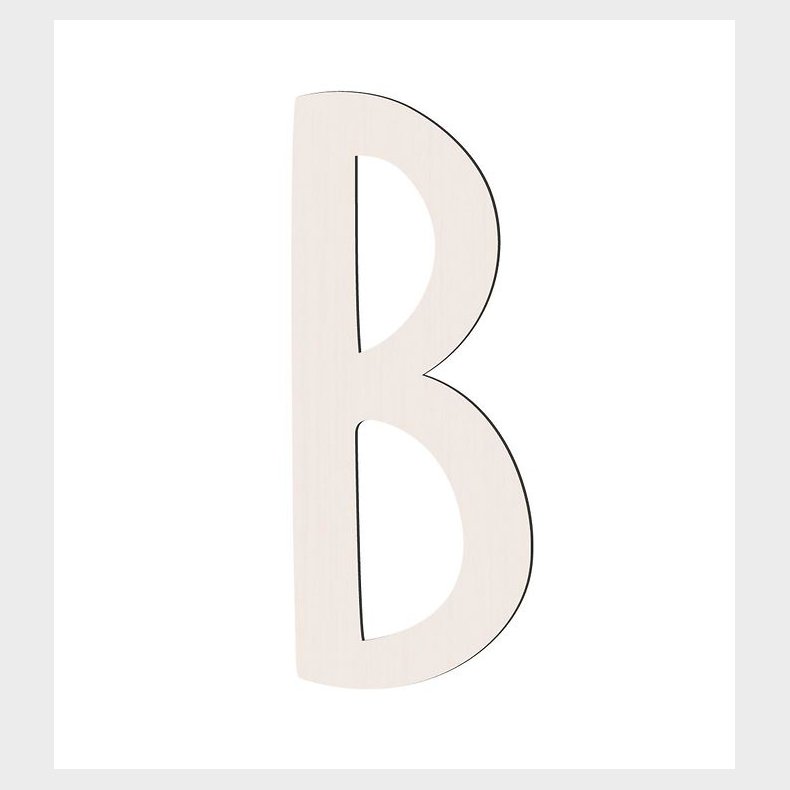 Sebra Trbogstaver - B - Birchbark Beige
