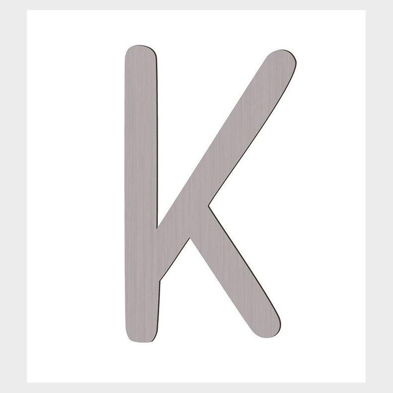 Sebra Trbogstaver - K - Pinecone Brown