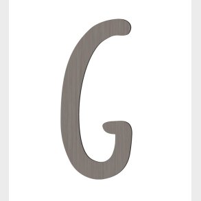 Sebra Trbogstaver - G - Pinecone Brown