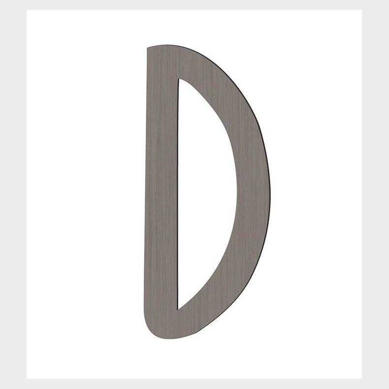 Sebra Trbogstaver - D - Pinecone Brown