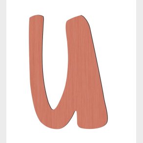 Sebra Trbogstaver - U - Watermelon Pink