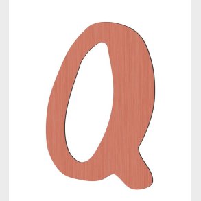 Sebra Trbogstaver - Q - Watermelon Pink