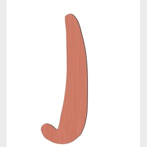 Sebra Trbogstaver - J - Watermelon Pink