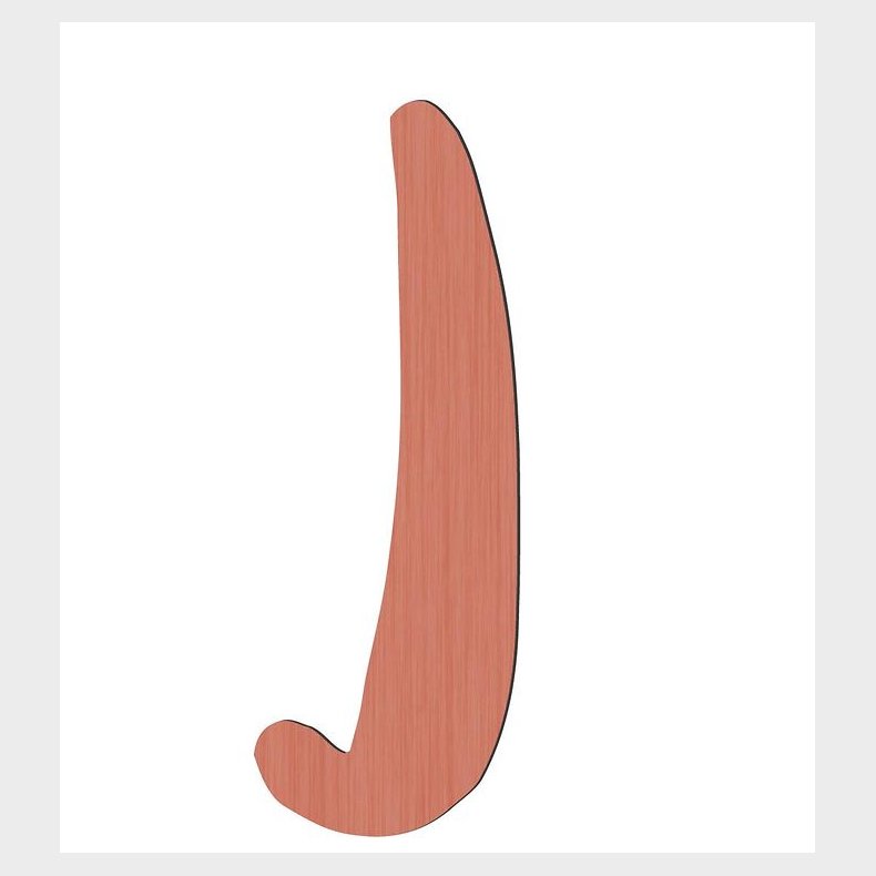 Sebra Trbogstaver - J - Watermelon Pink