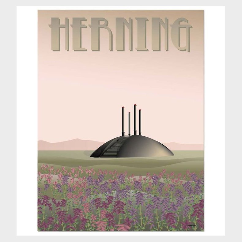 Vissevasse Plakat - 30x40 - Herning - Elia