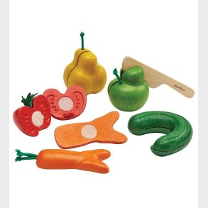 PlanToys Frugt & Grntsager - Multifarvet