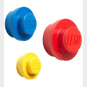 LEGO Storage Knagerkkest - 3 stk - 10/8/5 cm - Gul/Bl/Rd
