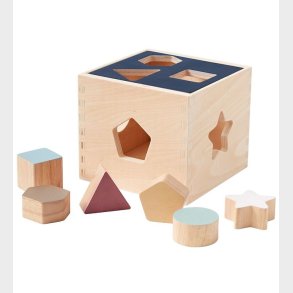 Kids Concept Puttekasse - Aiden - Tr/Multifarvet