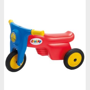Dantoy Motorcykel m. Gummihjul - Rd/Bl