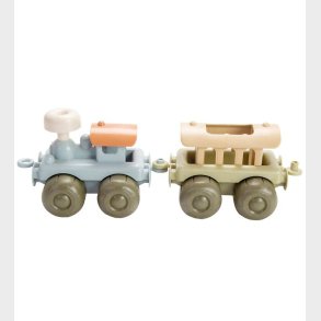 Dantoy BIO Plastic Tog m. Vogn - 21 cm - Pastel