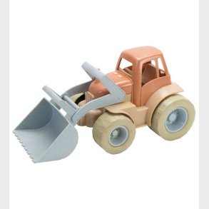 Dantoy BIO Plastic Traktor m. Grab - 29 cm - Pastel