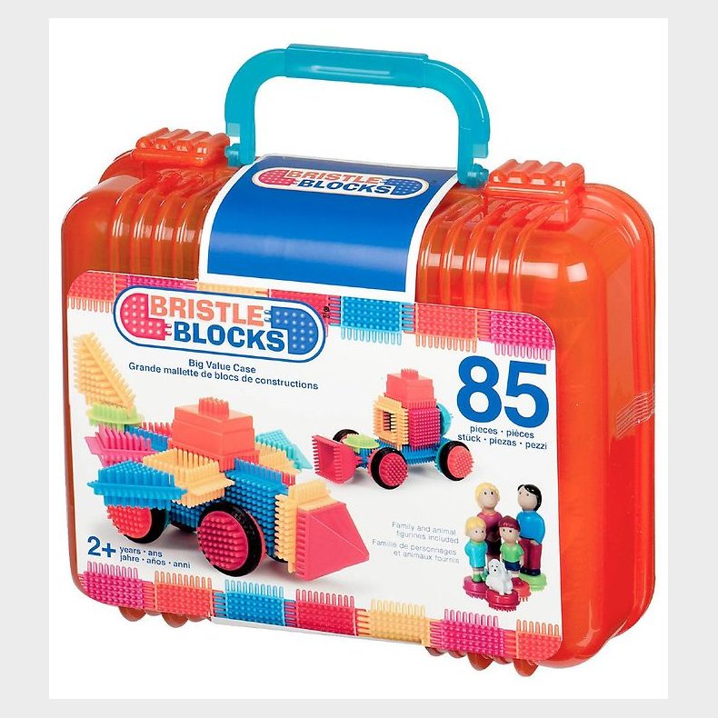Bristle Blocks Kuffert - 85 stk - Big Value