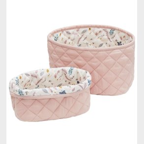 Cam Cam Opbevaringskurv - 2-stk - 22x15/24x17 - Blossom Pink