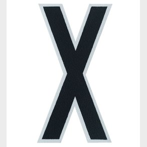 Design Letters Klistermrke - Mobil - X - 5cm - Black