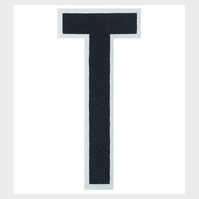 Design Letters Klistermrke - Mobil - T - 5cm - Black