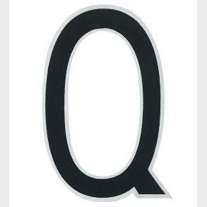 Design Letters Klistermrke - Mobil - Q - 5cm - Black