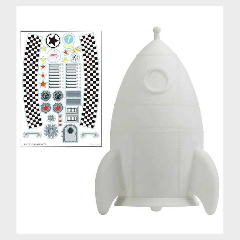 A Little Lovely Company Lampe - 20 cm - Rocket