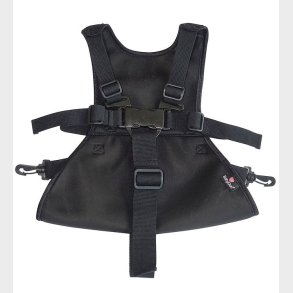 BabyDan Barnevognssele - DeLuxe Harness - Sort
