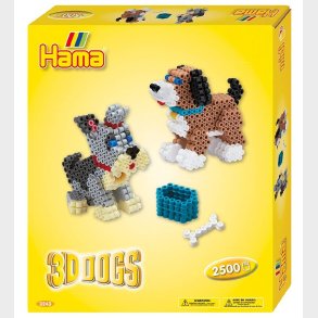 Hama Midi Perlest - 2500 stk. - 3D - Hunde
