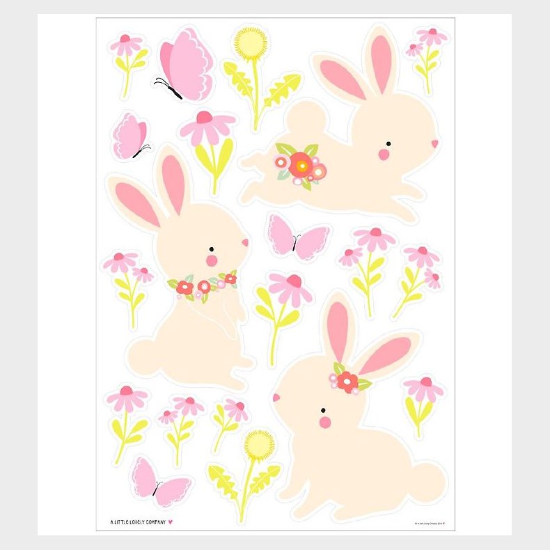 A Little Lovely Company Wallstickers - 35x50 cm - Bunny