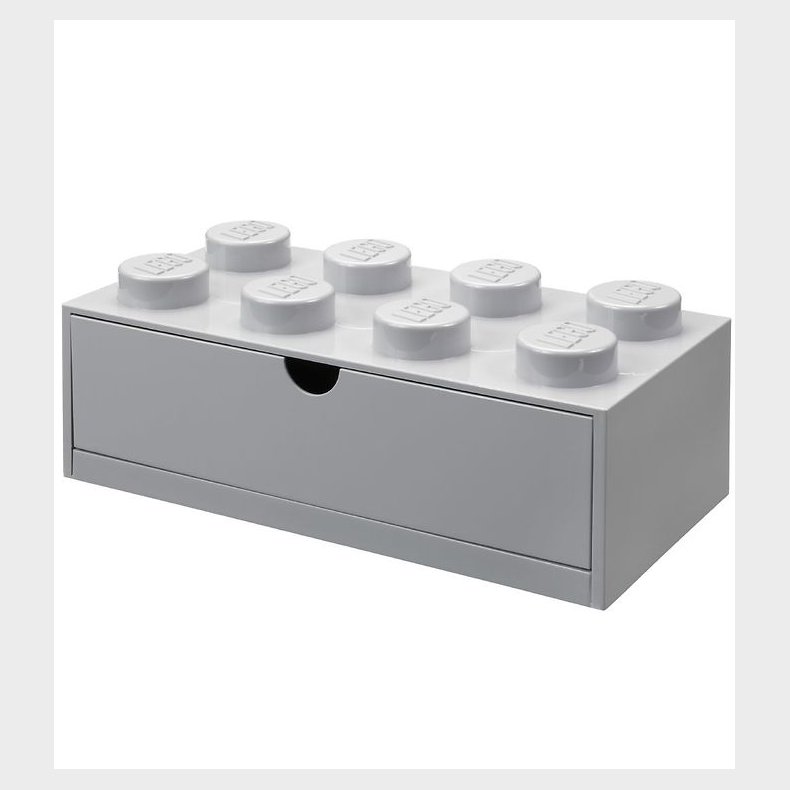 LEGO Storage Opbevaringsskuffe - 8 Knopper - 31x15x9 - Gr