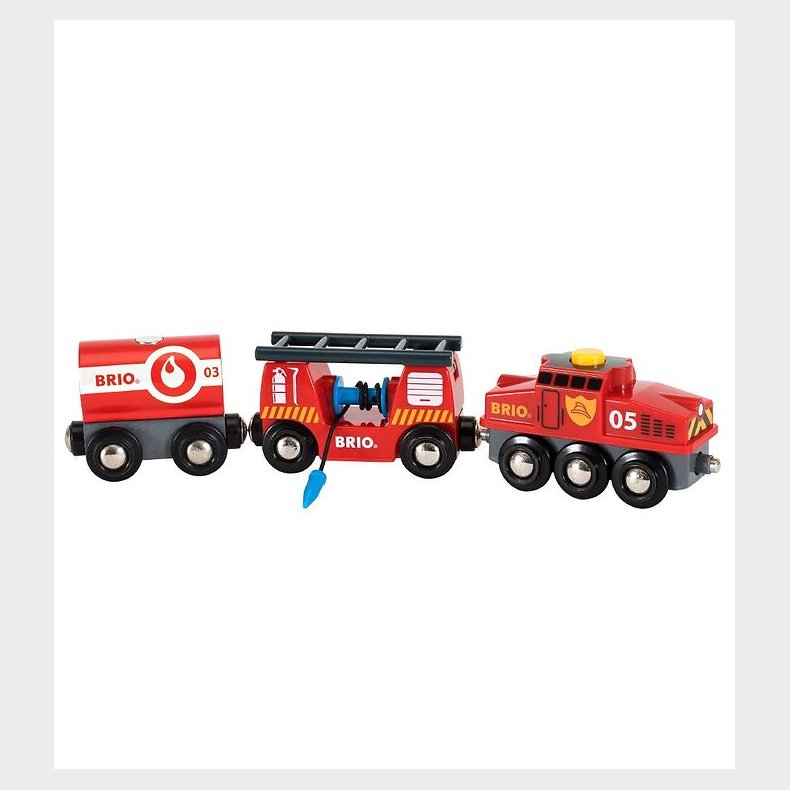 BRIO Redningstog - 24,2 cm - 4 dele - Rd 33844