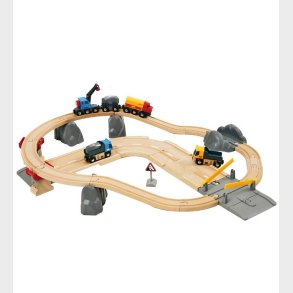 BRIO Tog- Og Vejbane Lodsest - 32 dele - Gr/Tr 33210