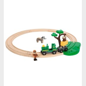 BRIO World togbanest - 17 dele - Safari 33720